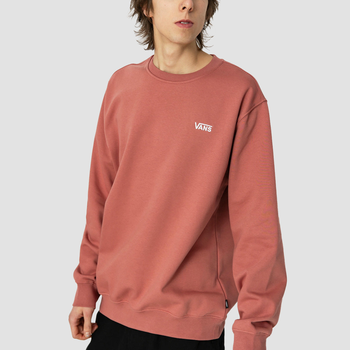 Pink vans sweatshirt best sale