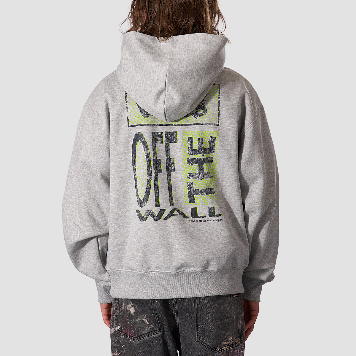 Vans Cut and Paste Pullover Hoodie Cement Heather