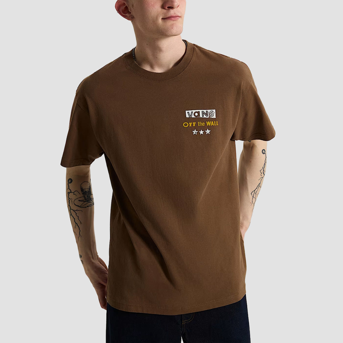 Vans Distorted Reality T-Shirt Vintage Cocoa