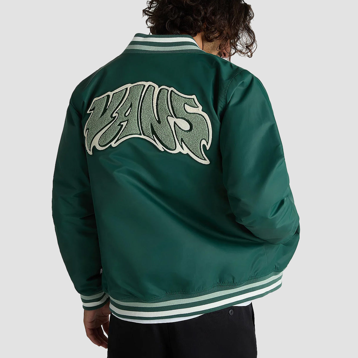 Vans Dunton Baseball Jacket Bistro Green