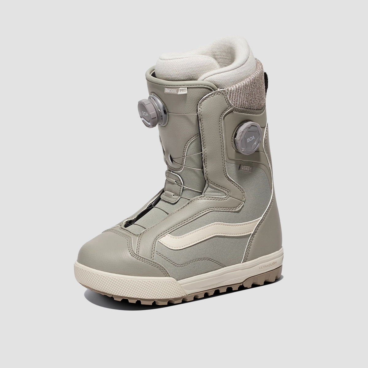 Vans Encore Pro Snowboard Boots Khaki/White - Womens
