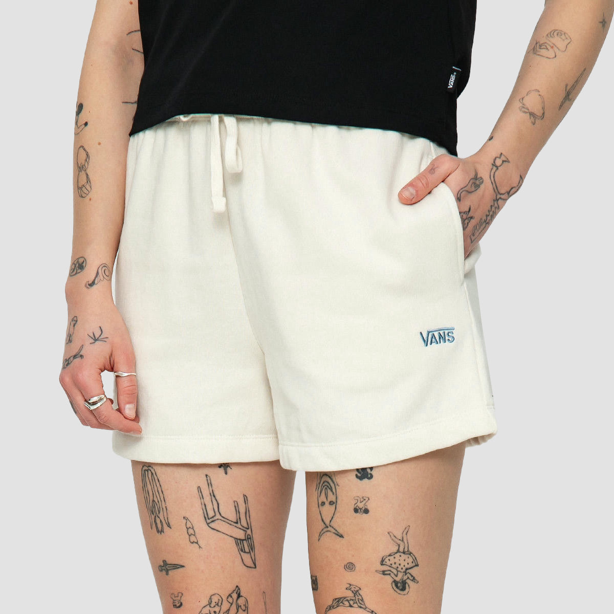 Vans Everyday Sweat Shorts Turtledove - Womens