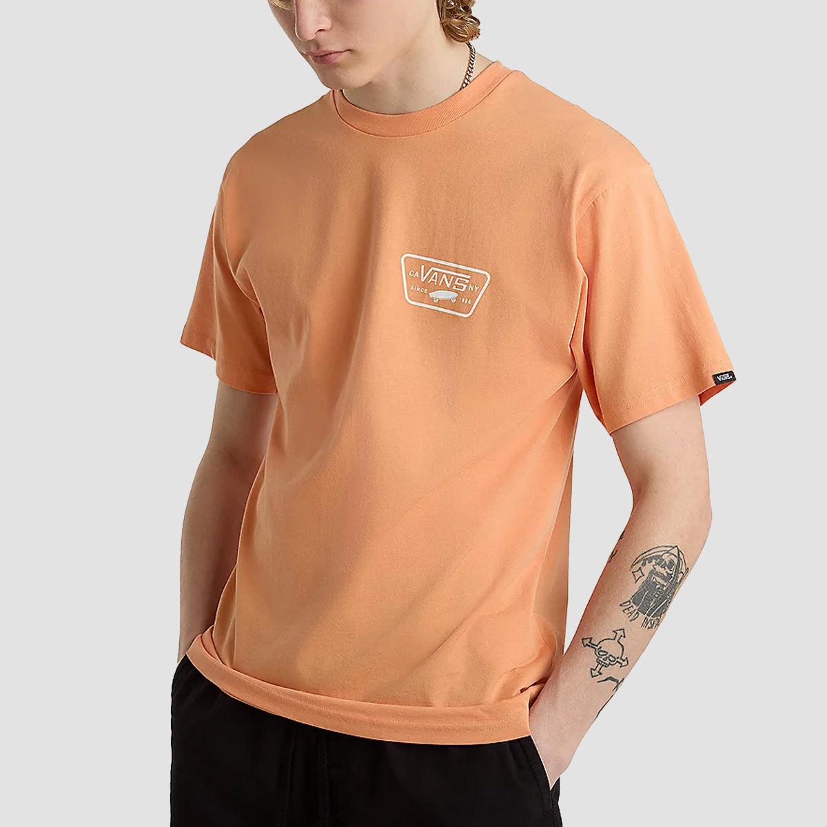 Vans Full Patch Back T-Shirt Copper Tan/White