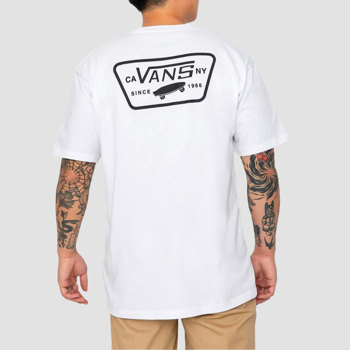 Vans Full Patch Back T-Shirt White/Black