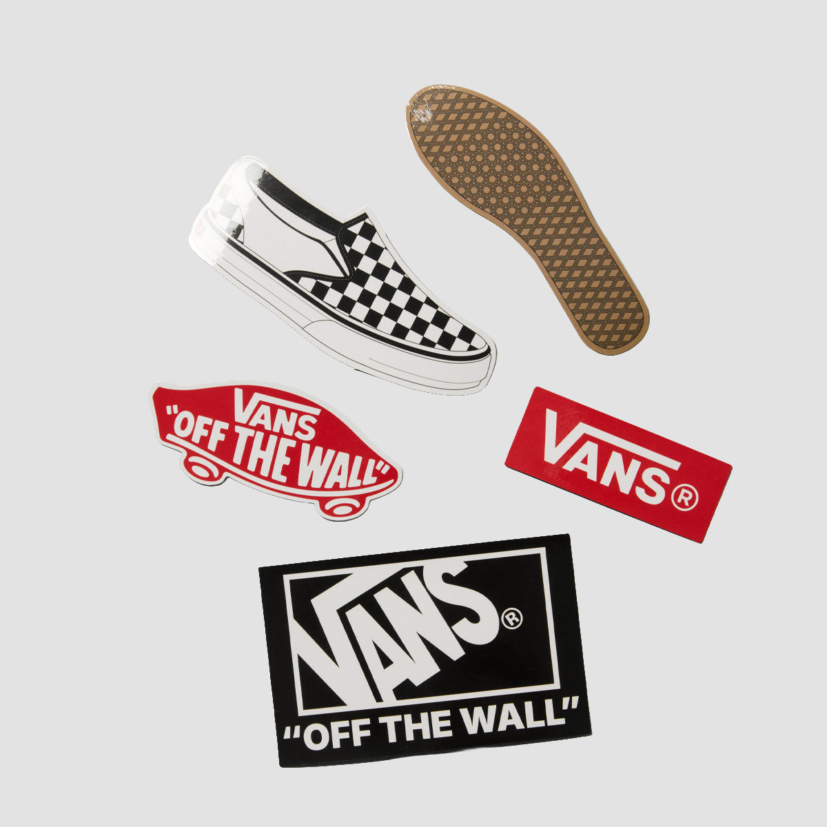 Vans Icon Slip-On Sticker Pack White/Black