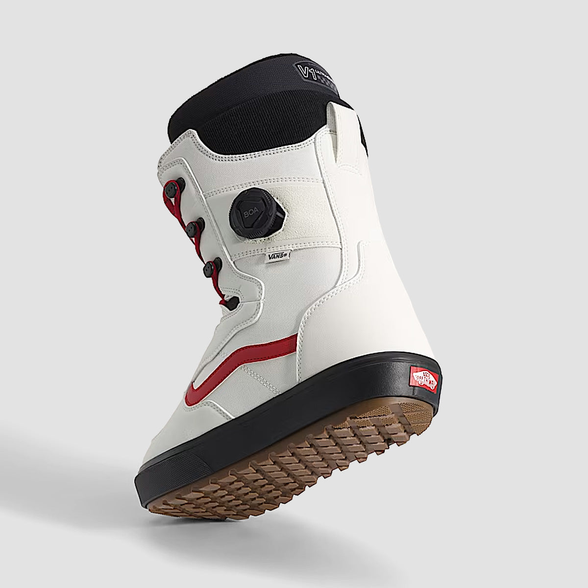 Vans Invado OG Snowboard Boots Marshmallow/Racing Red