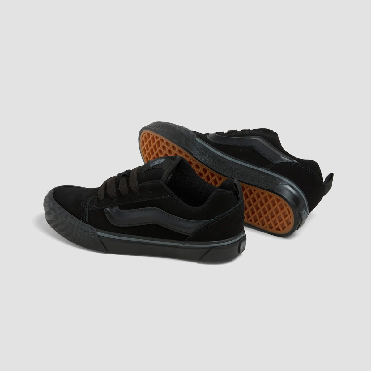 Vans Knu Skool (8-14) Years) Shoes - Black/Castlerock - Kids