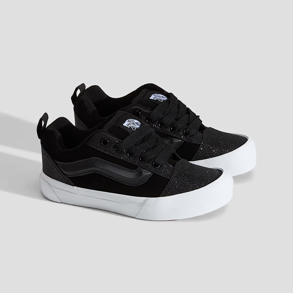 Vans Knu Skool Shoes - Dazzled Black - Kids