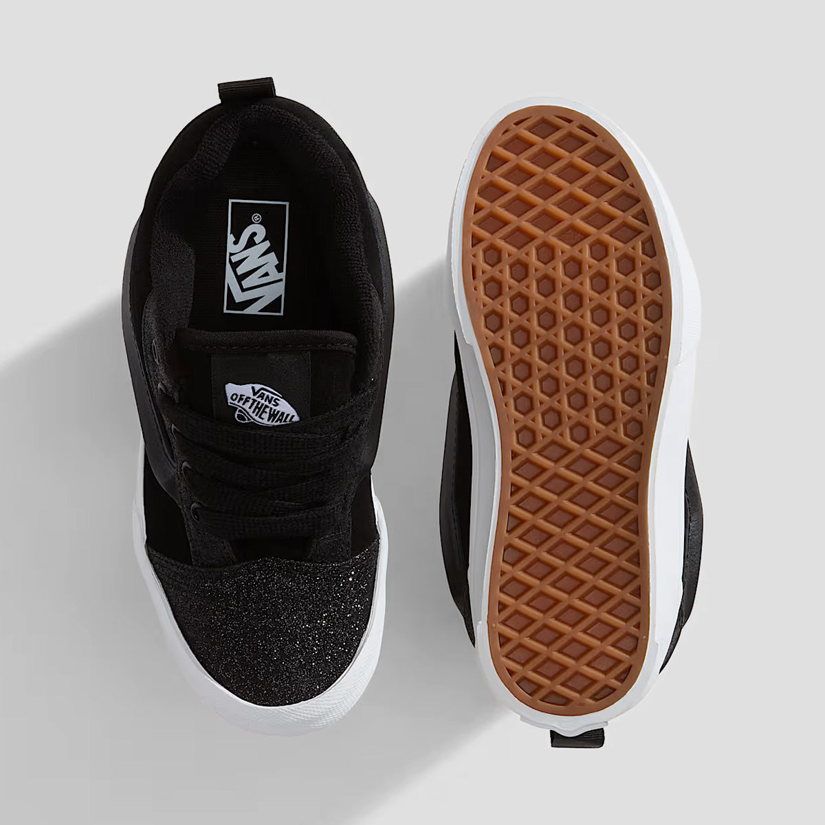 Vans Knu Skool Shoes - Dazzled Black - Kids