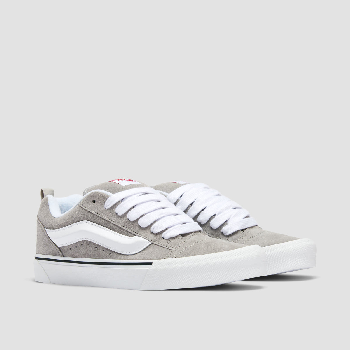 Vans Knu Skool Shoes - Grey/True White