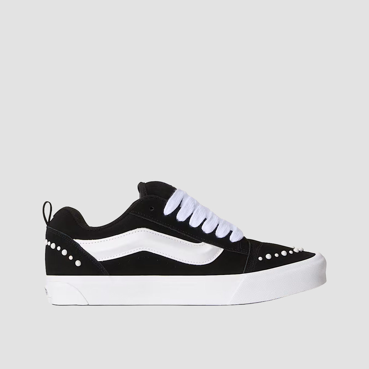 Vans Knu Skool Shoes - Black/Port