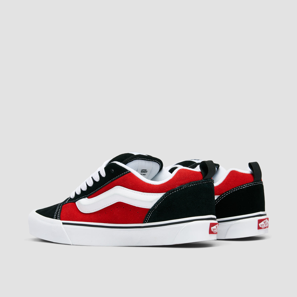 Vans Knu Skool Shoes - Red/True White