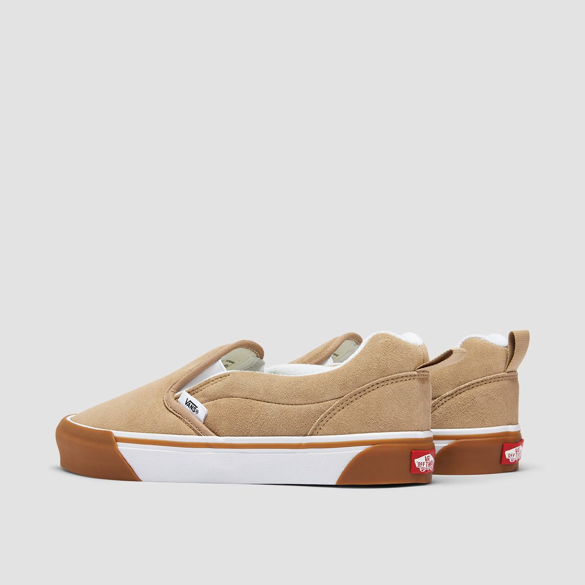 Vans Knu Slip-On Shoes - Suede Beige