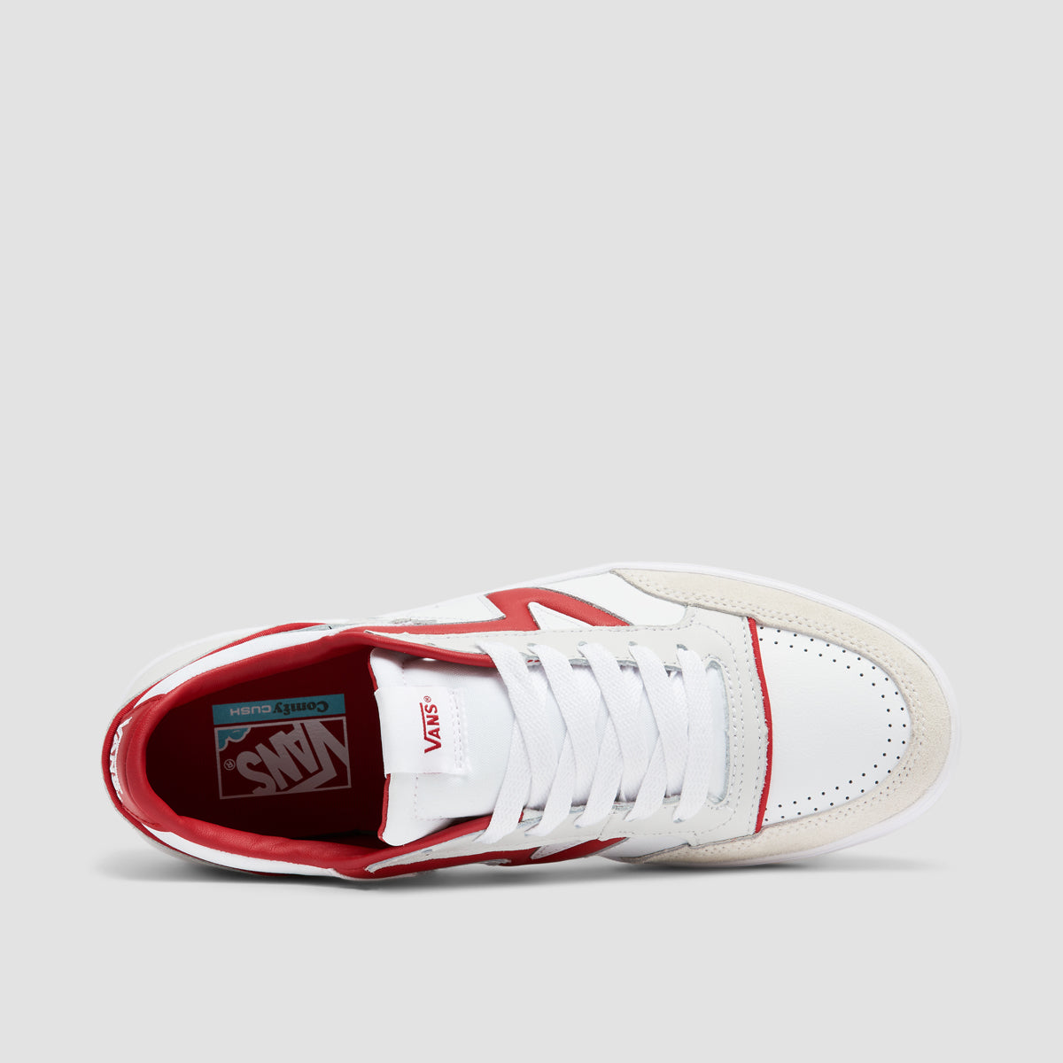 Vans Lowland ComfyCush JMP R Shoes - Court Red/White
