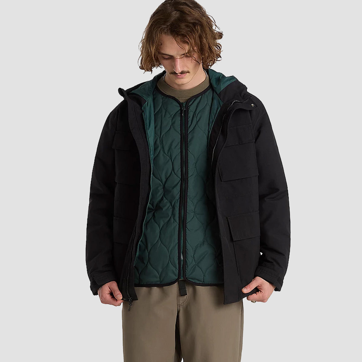 Vans MTE Ward 3-1 Utility Jacket Black/Green Gables