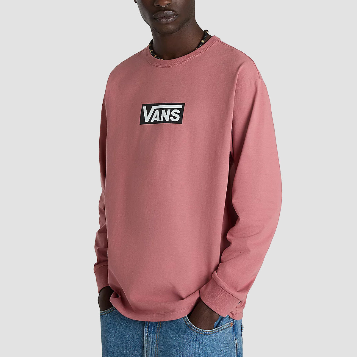 Vans Off The Wall II Drop V Longsleeve T-Shirt Withered Rose