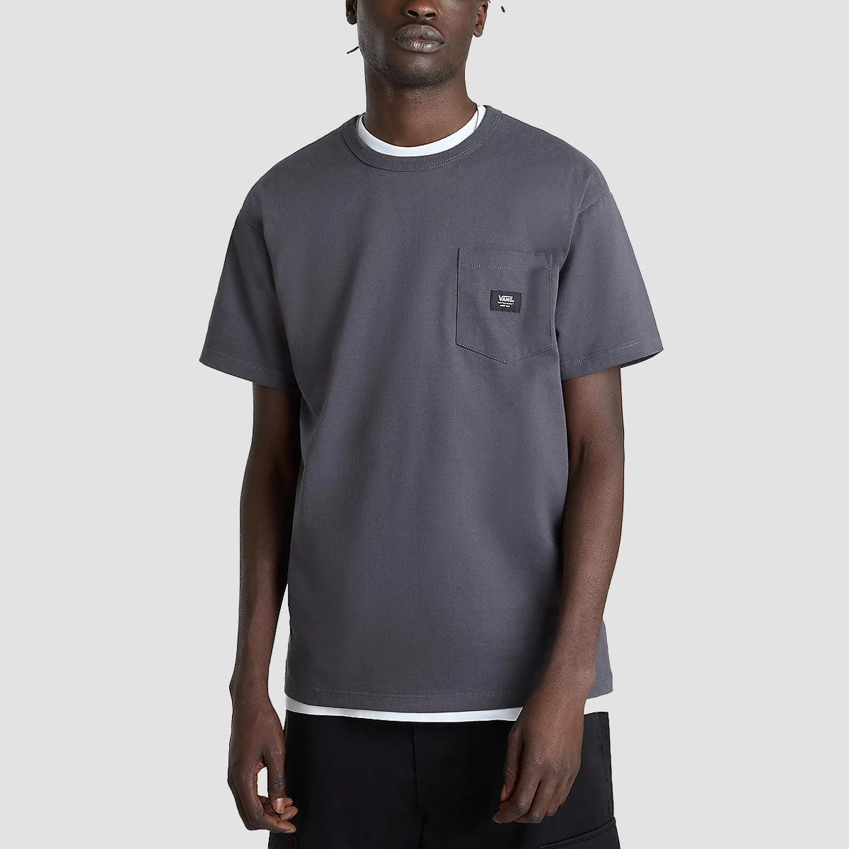 Vans Off The Wall II Pocket T-Shirt Asphalt