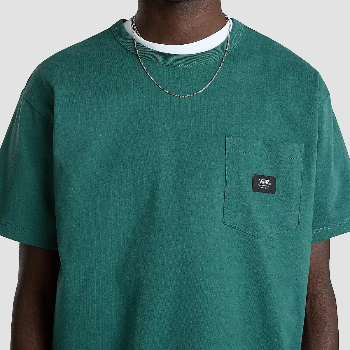 Vans Off The Wall II Pocket T-Shirt Bistro Green