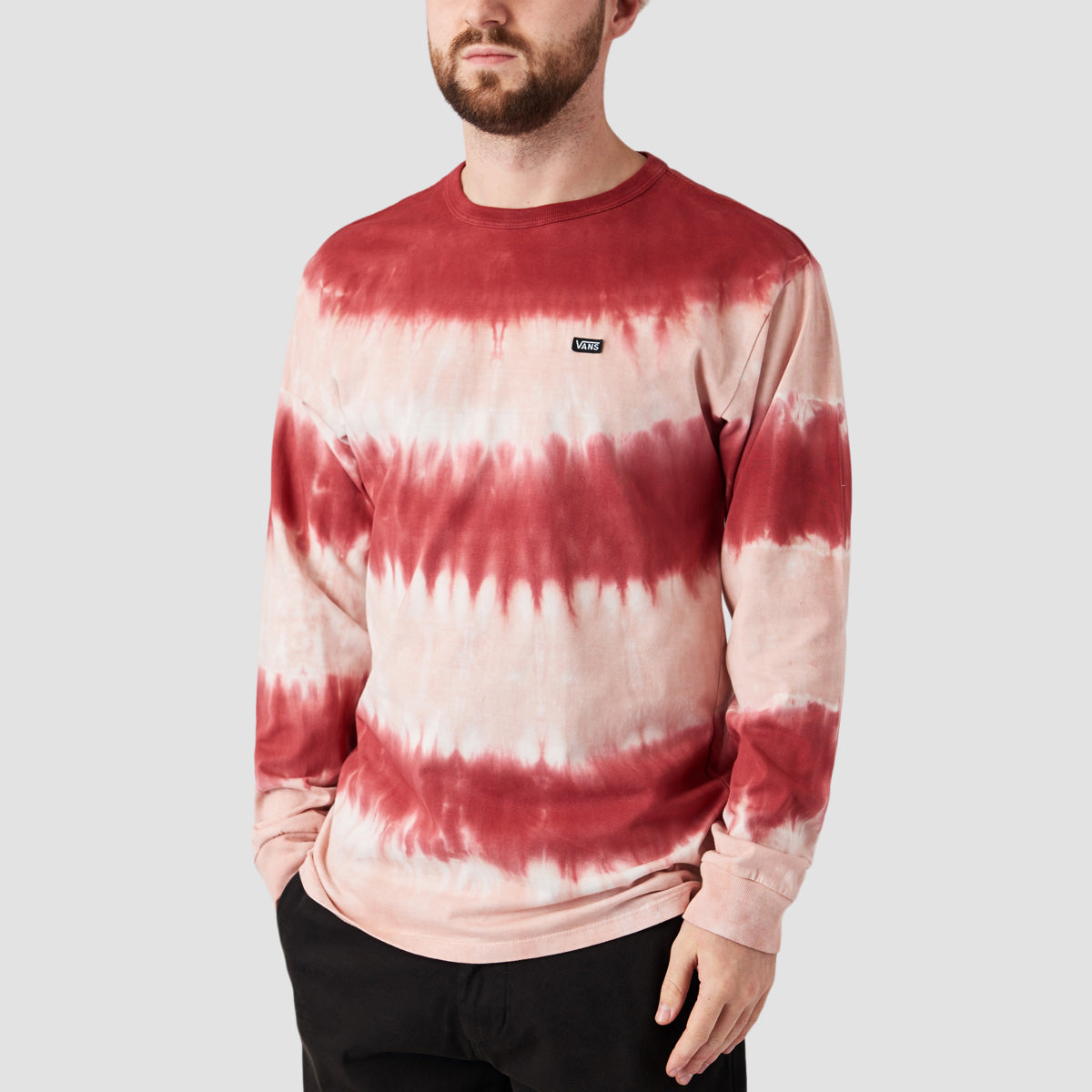 Red tie hot sale dye vans