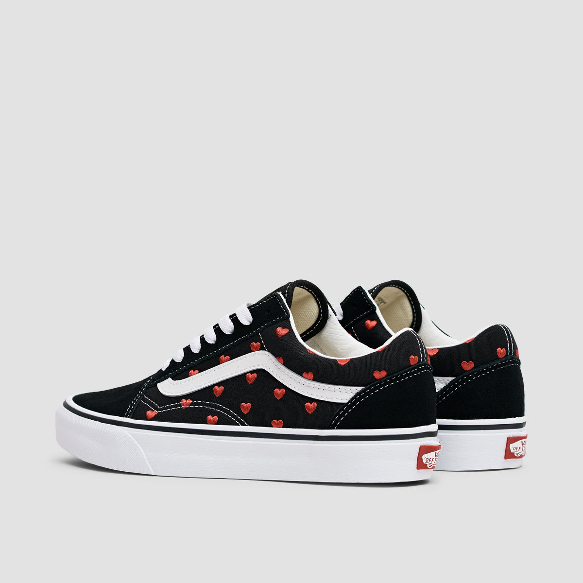 Vans Old Skool Shoes - Black/Red/White - Womens