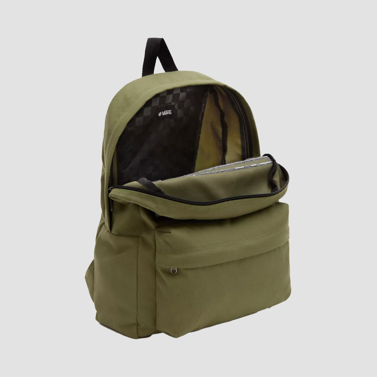 Olive green vans backpack on sale