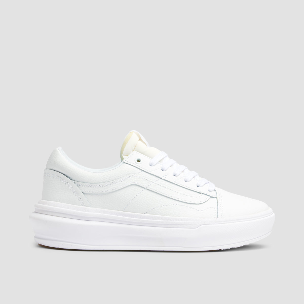 Vans Old Skool Overt CC Shoes - Leather True White/True White