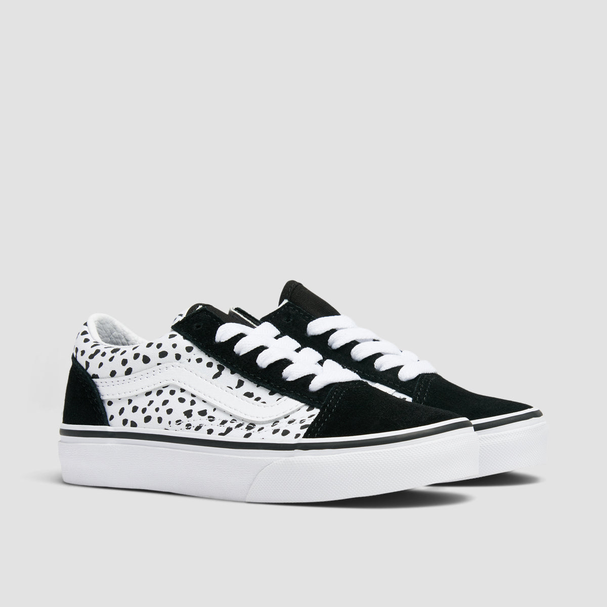 Vans Old Skool Shoes - Dalmatian Black/True White - Kids