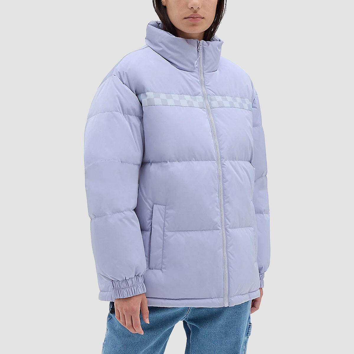 Lavender puffer coat online