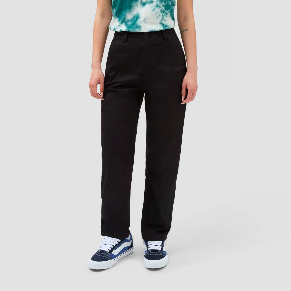 Vans Relaxed Authentic Chino Pants Black - Womens