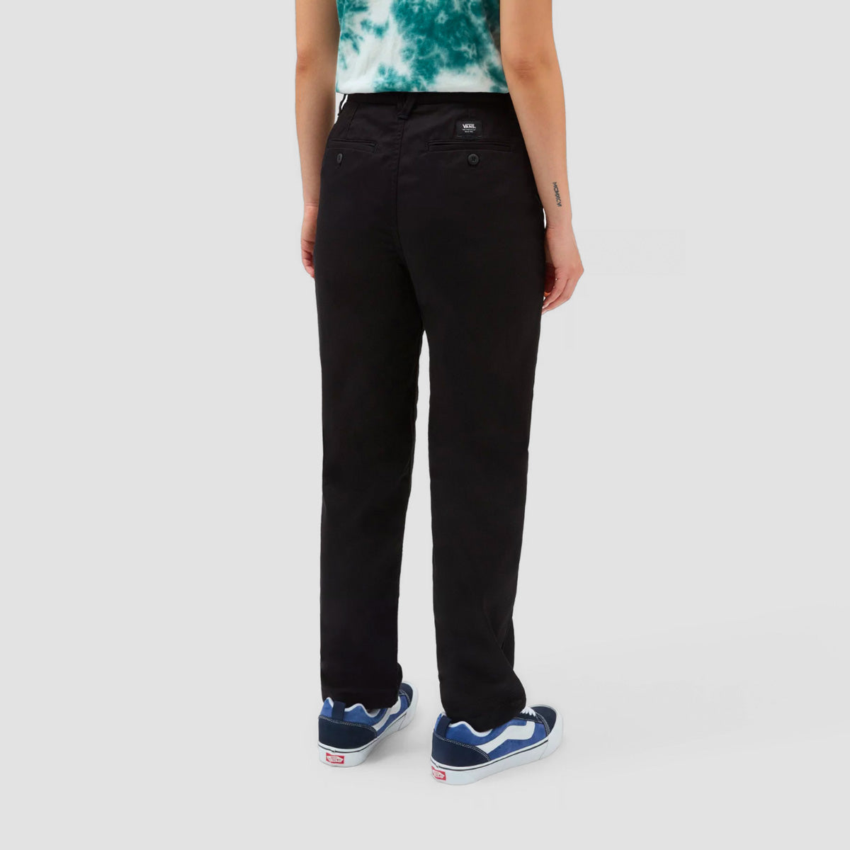 Vans Relaxed Authentic Chino Pants Black - Womens