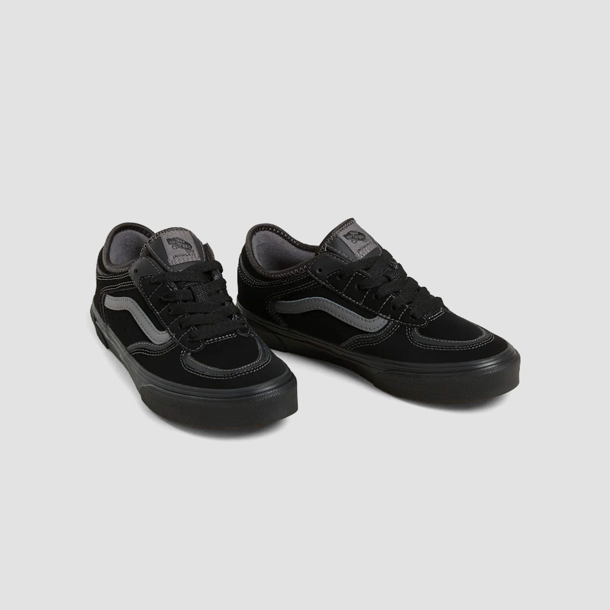 Vans Rowley Classic Shoes - Black/Black/Pewter - Kids