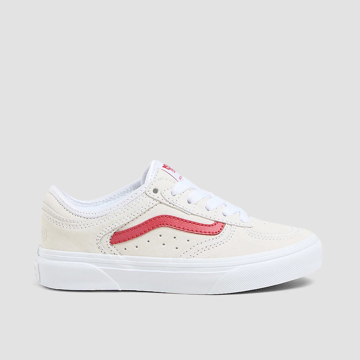 Vans Rowley Classic Shoes - White/Racing Red - Kids