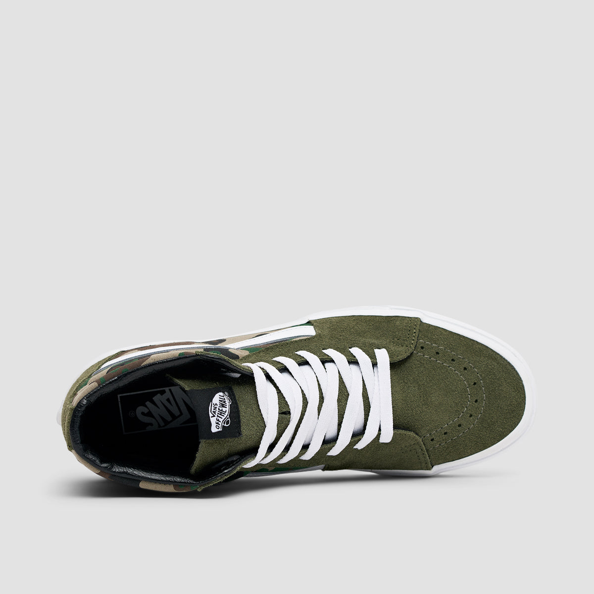 Vans sk8 deals hi kids olive