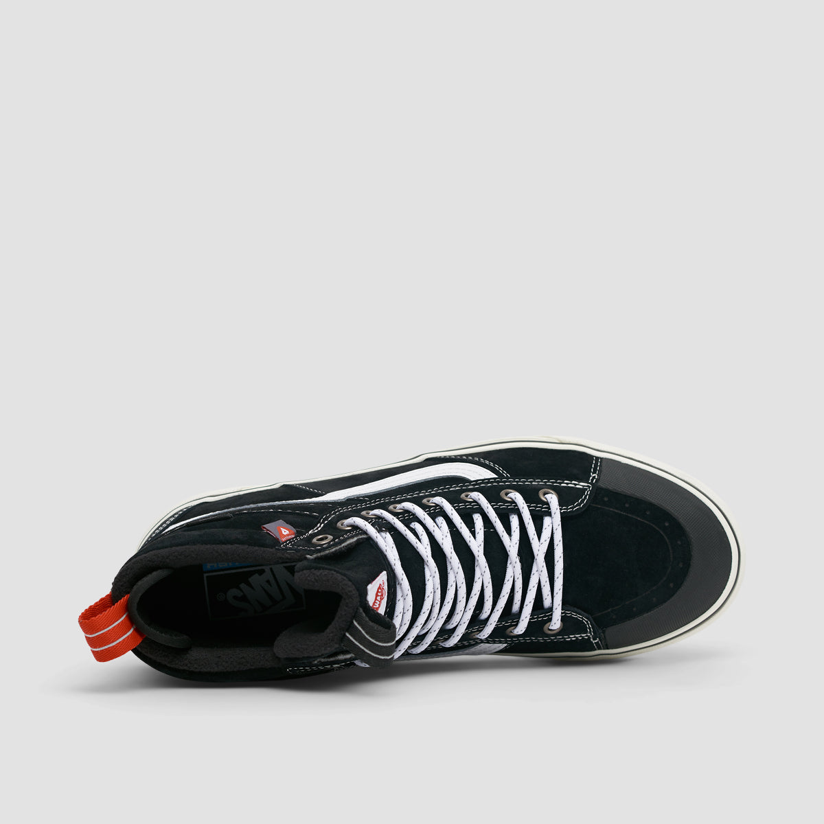 Vans sk8 hi sale reissue black true white