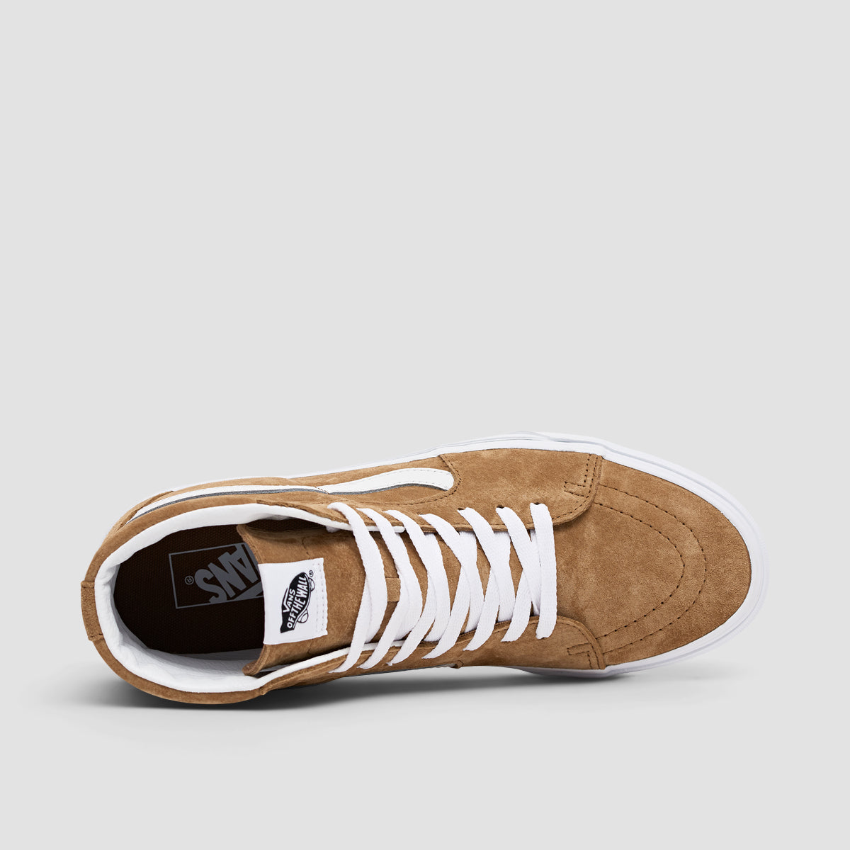 Vans SK8 Hi Shoes Pig Suede Tobacco Brown 7uk Pig Suede Tobacco Brown