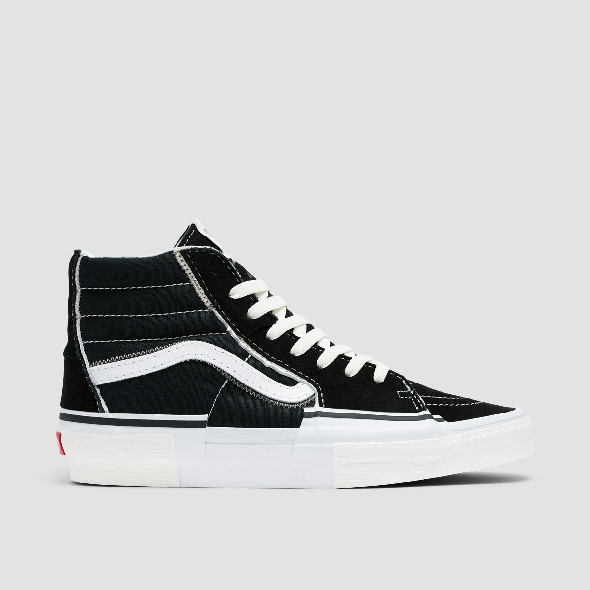 Vans SK8-Hi Reconstruct High Top Shoes - Black/True White