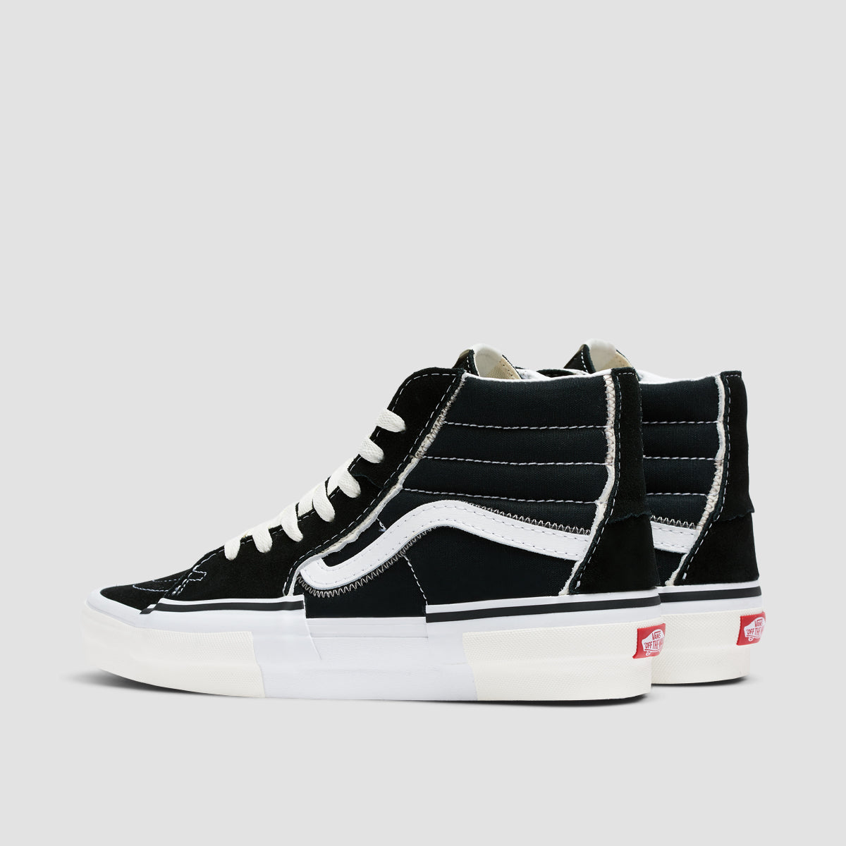 Vans SK8-Hi Reconstruct High Top Shoes - Black/True White