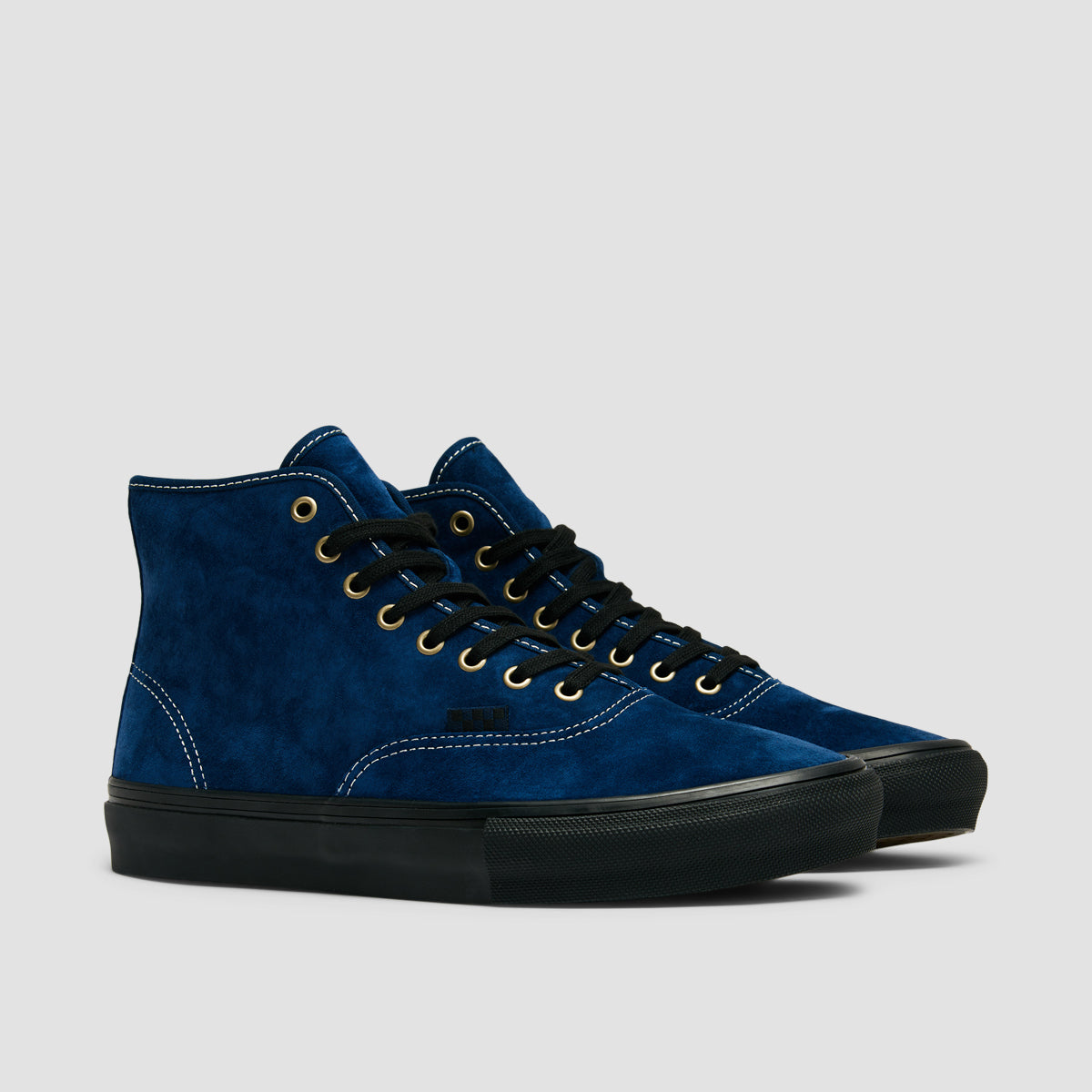 Vans Skate Authentic High Top Shoes - Navy/Black