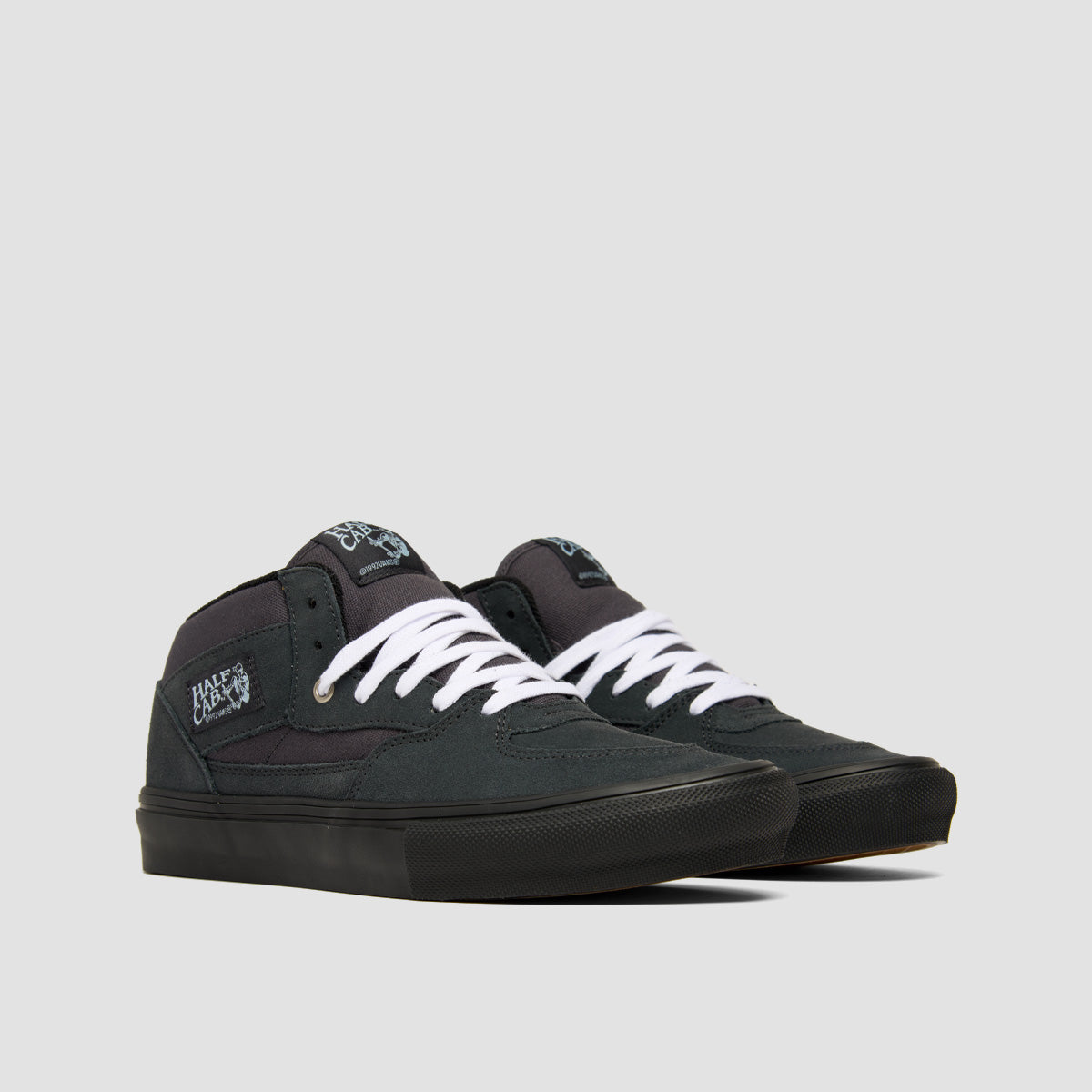 Vans Skate Half Cab Shoes - Charcoal Grey/Black