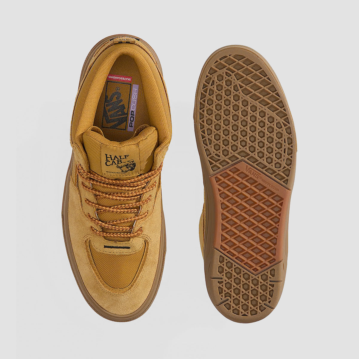 Vans Skate Half Cab Wafflecup Shoes - Cordura Autumn Brown