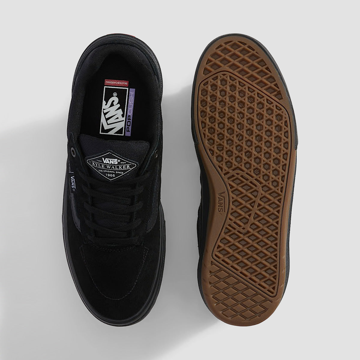 Vans Skate Kyle Walker Wafflecup Shoes - Blackout