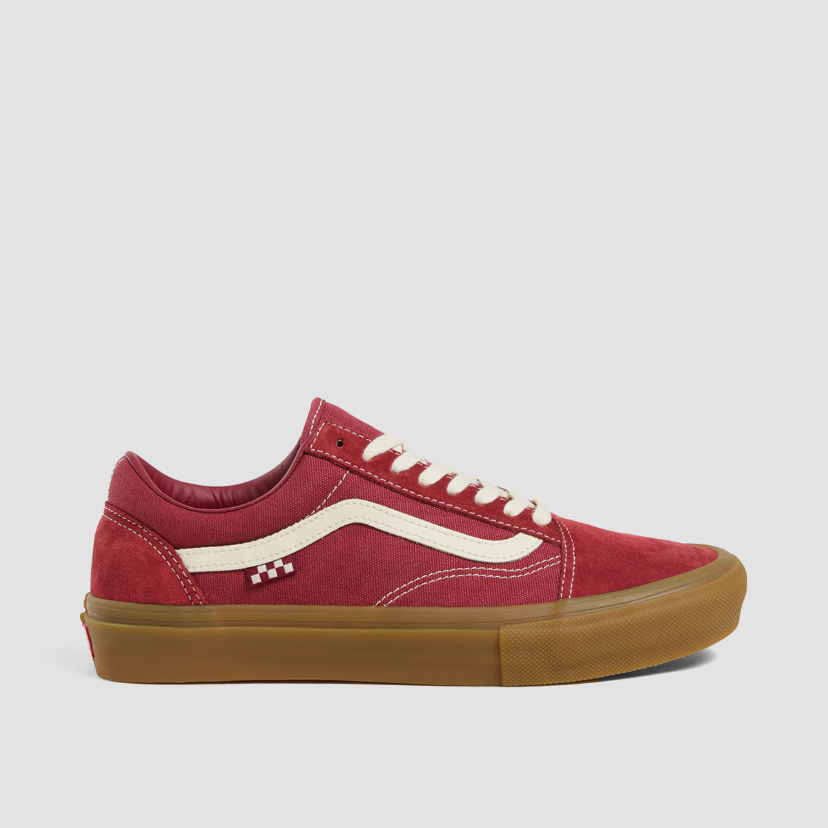 Vans Skate Old Skool Shoes - Red/Gum