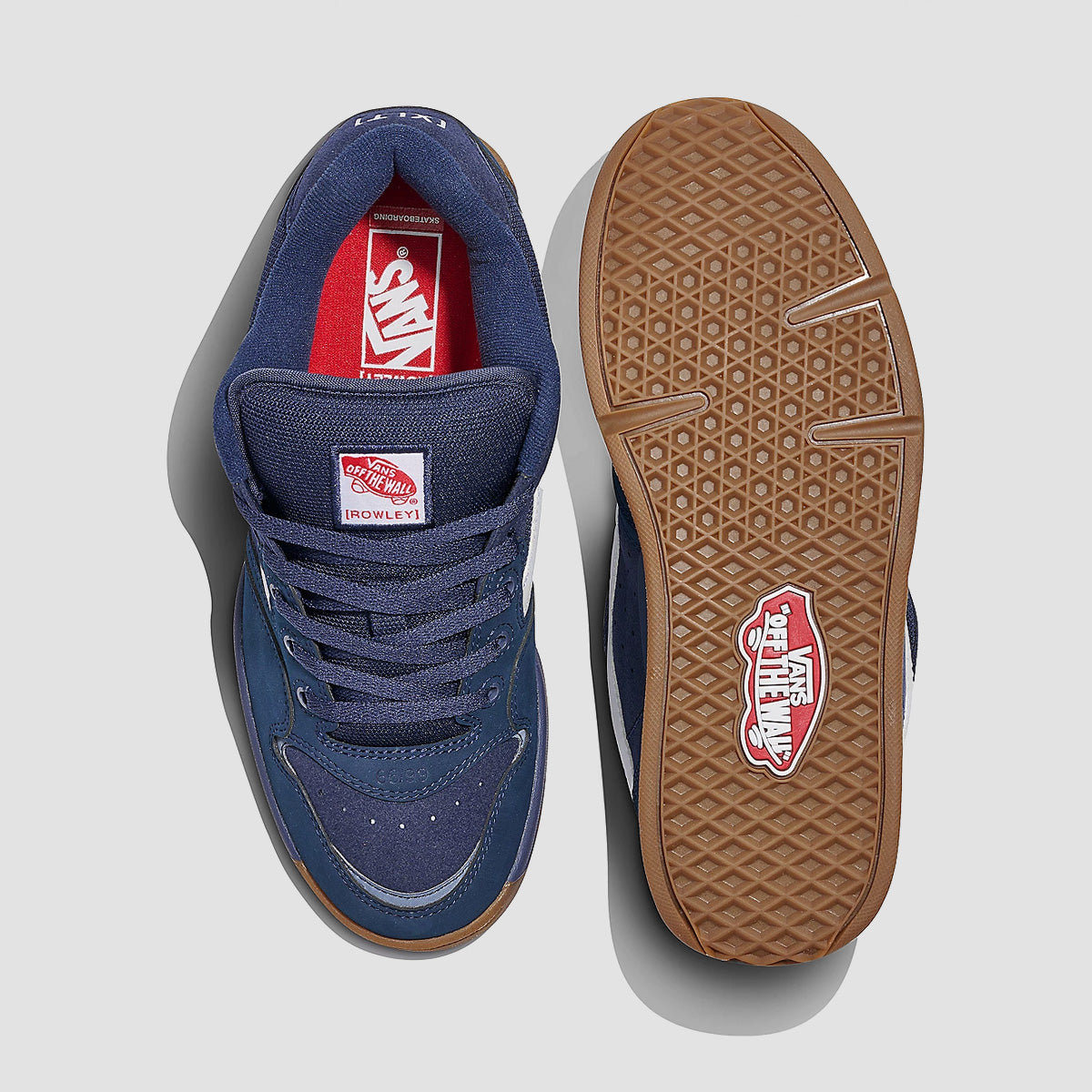 Vans Skate Rowley XLT 25th Shoes - Navy/Gum