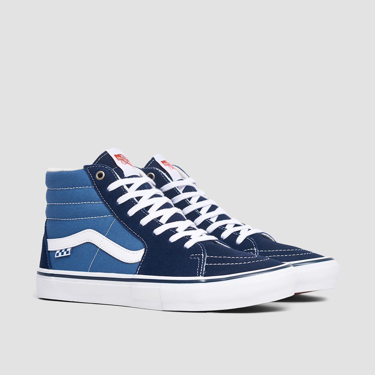 Vans Skate SK8-Hi Shoes - Navy/White