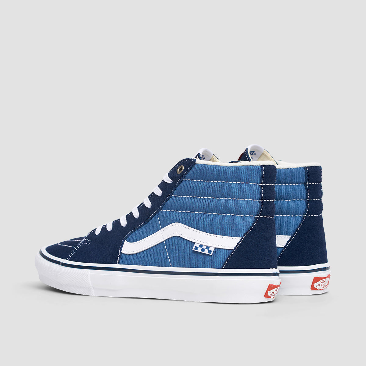 Vans Skate SK8-Hi Shoes - Navy/White
