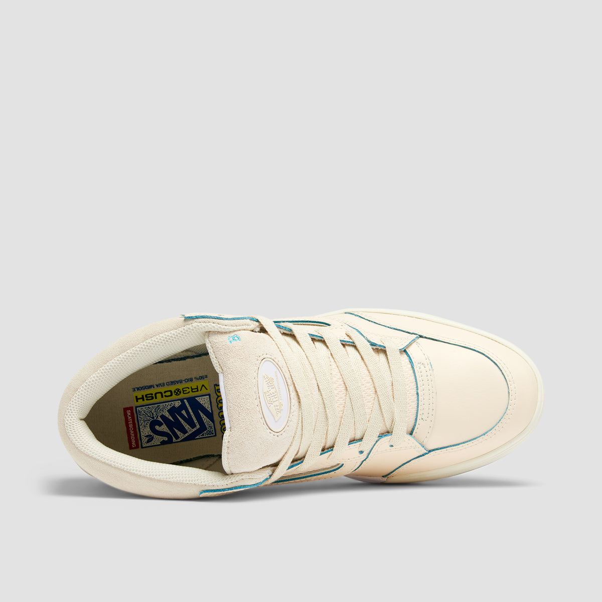 Vans Skate Zahba Mid Top Shoes - Pedro Barros Buttercream