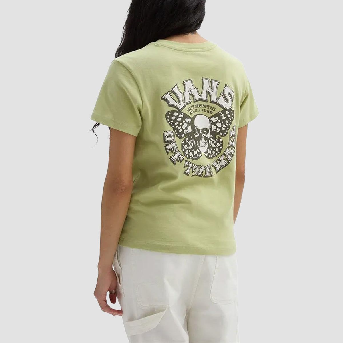 Vans Skullfly Crew T-Shirt Music Academy Winter Pear - Womens