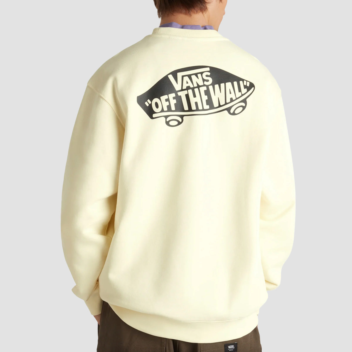 Vans Style 76 II Loose Fit Crew Sweatshirt Lemon Icing