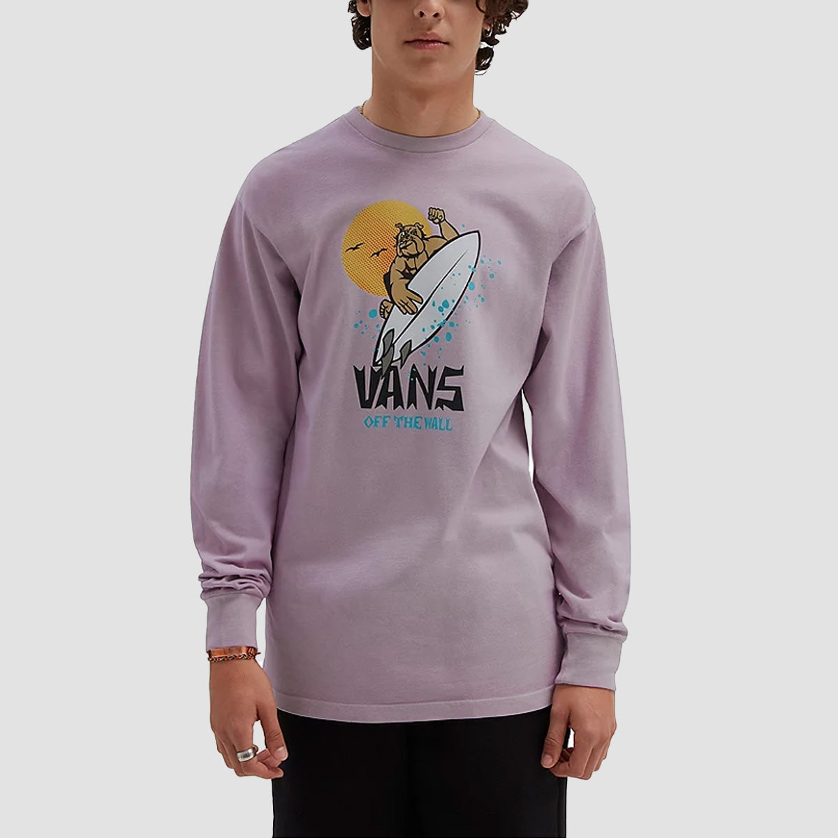 Vans Surf Doggo Longsleeve T-Shirt Lavender Frost