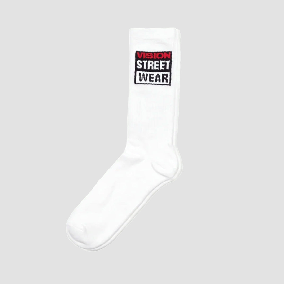 Vision OG Box Logo Socks White